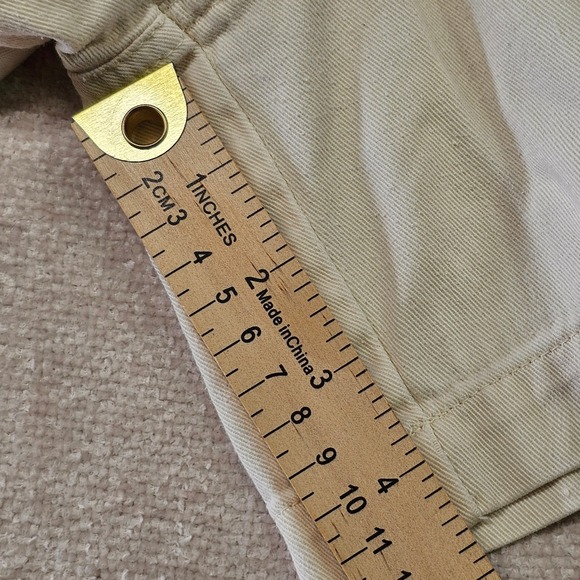 90s Basic Editions White Pleated High Waisted Shorts Cotton Women's 9/10 - Picture 10 of 11